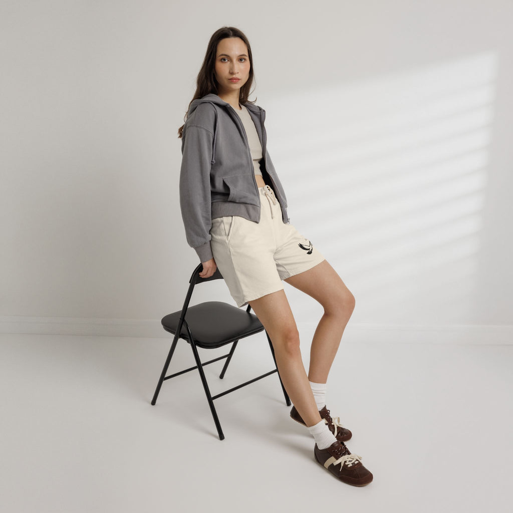 Lightweight Fleece Shorts —Flying Bird